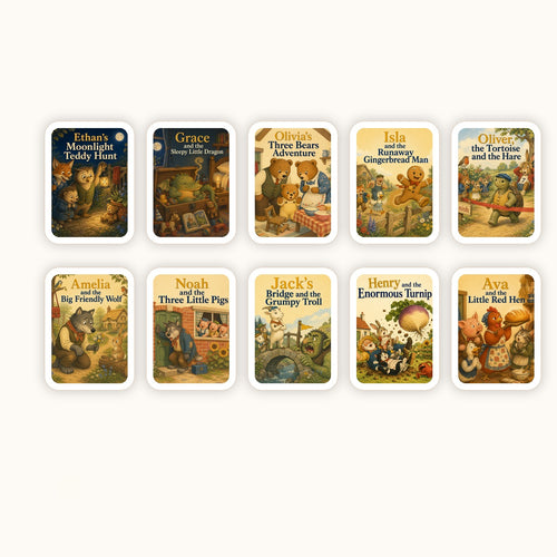 Storytime Library showing ten Murmle audiobook covers.
